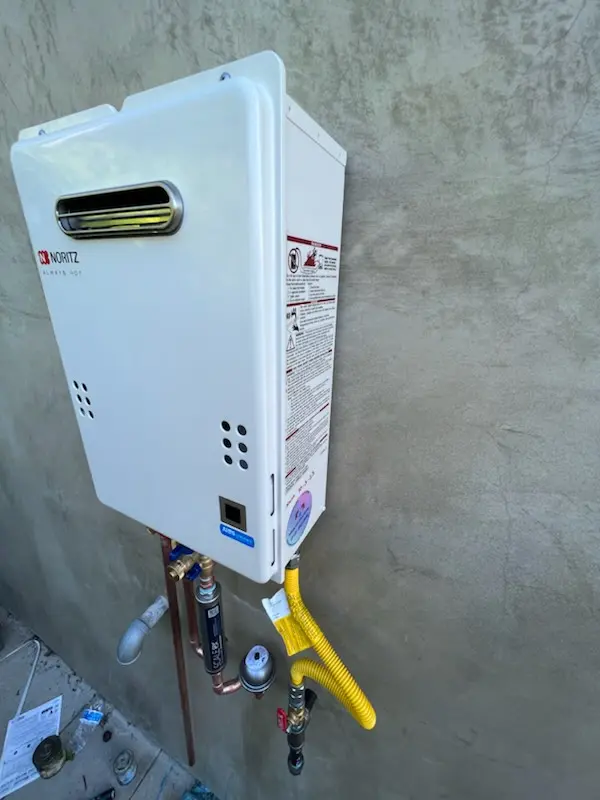 Tankless water heater installation for Mountain Views homes